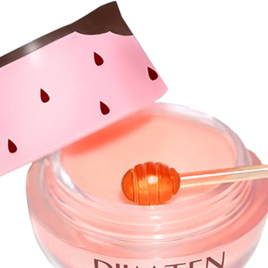 7,5 г женский крем для губ с клубникой и медом, увлажняющий, увлажняющий для сухих потрескавшихся губ, ночной ремонт, водянистый бальзам для сна для сна, уход за губами для девочек