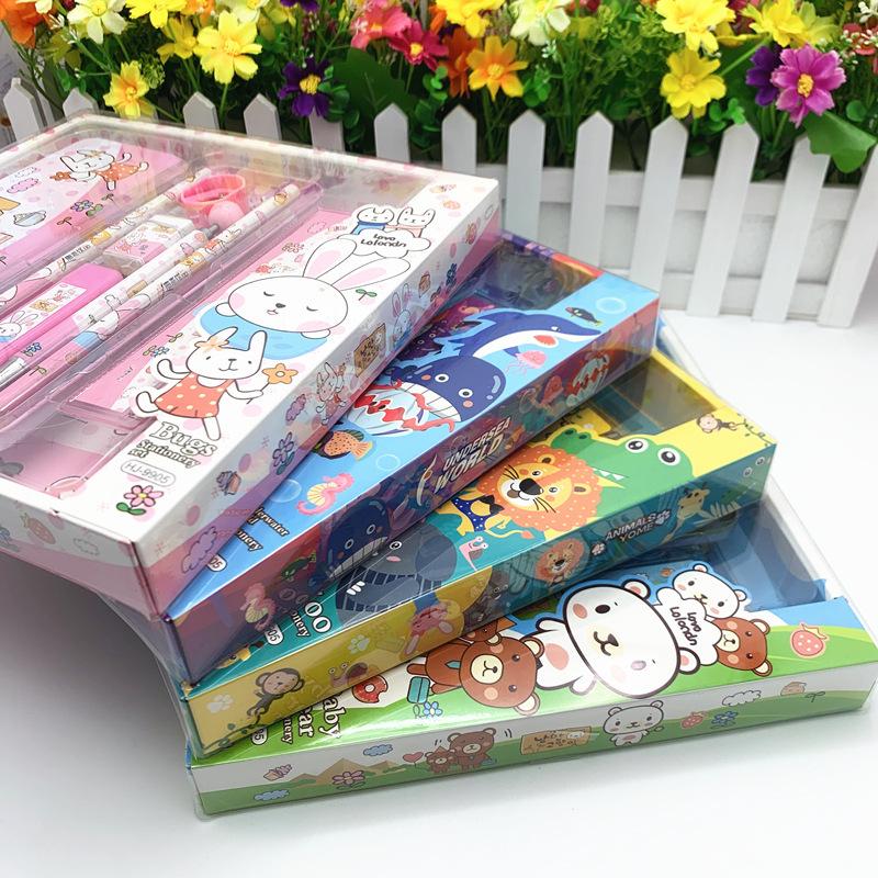 Детская коробка для канцелярских принадлежностей, подарок для детского сада, обучающие принадлежности для начальной школы