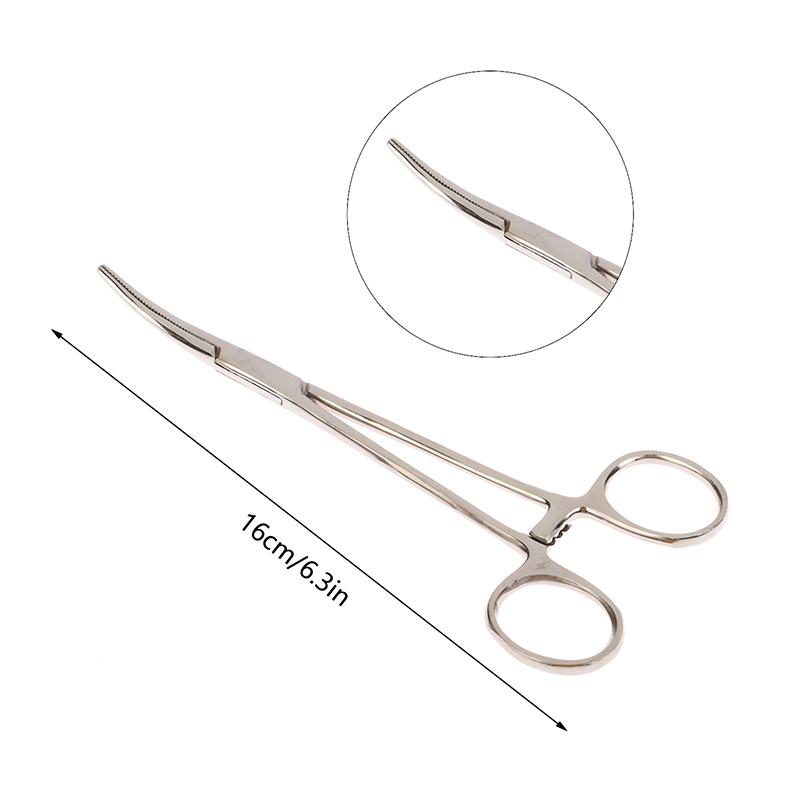 12.5/14/16/18 см Изогнутоносые/Прямые Изогнутые Ножницы-Пинцеты из Нержавеющей Стали с Блокировкой, Зажимные Пинцеты, Гемостатические Зажимы