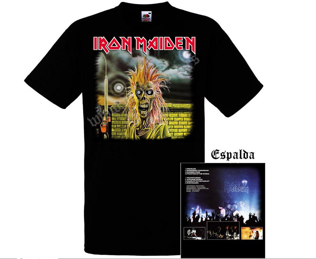 Футболка Iron Maiden Обложка 1-го альбома - Дебютная футболка хеви-метал группы