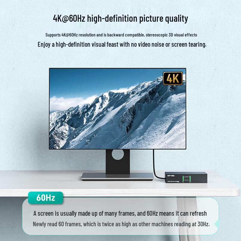 MT-viki 4K 60Hz HDMI KVM-переключатель