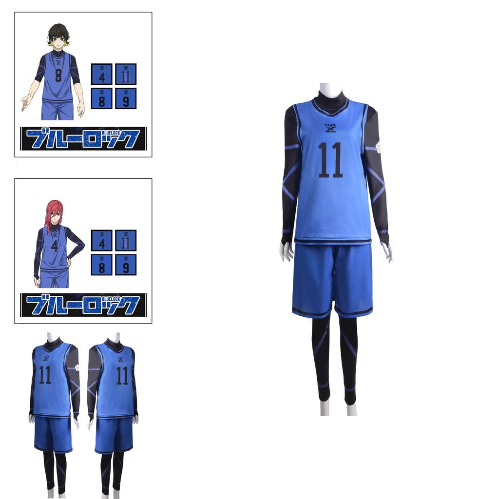 Косплей-костюм Bluelock для фанатов ролевых игр