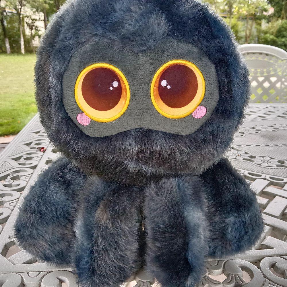 Fluffy Spider Plush Doll Simulation Black Crawling Pet Doll Spider Stuffed Animal  Birthday Parties