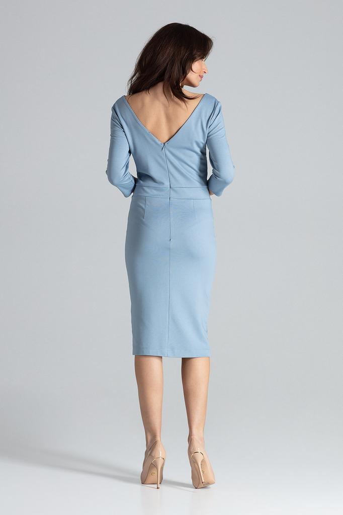 Dress K476 Blue