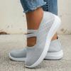 Women's Summer Casual Sneakers, Breathable Mesh Flats, Comfy Slip-on Loafers, Ladies Walking Shoes