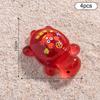4Pcs Kawaii Luminous Constellation Little Turtle Ornaments Miniature Figurines Creative Diy Home Decoration Accessories Gifts