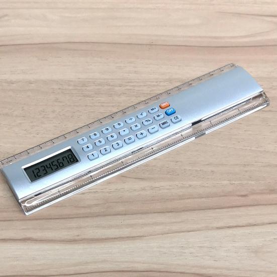 Отличная линейка двойного назначения, карманный размер 20 см, 8-значный калькулятор, угол наклона