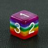 Набор игральных костей DND Rainbow Polyhedral Dice 7 шт. Игровые кости для настольных игр, аксессуары