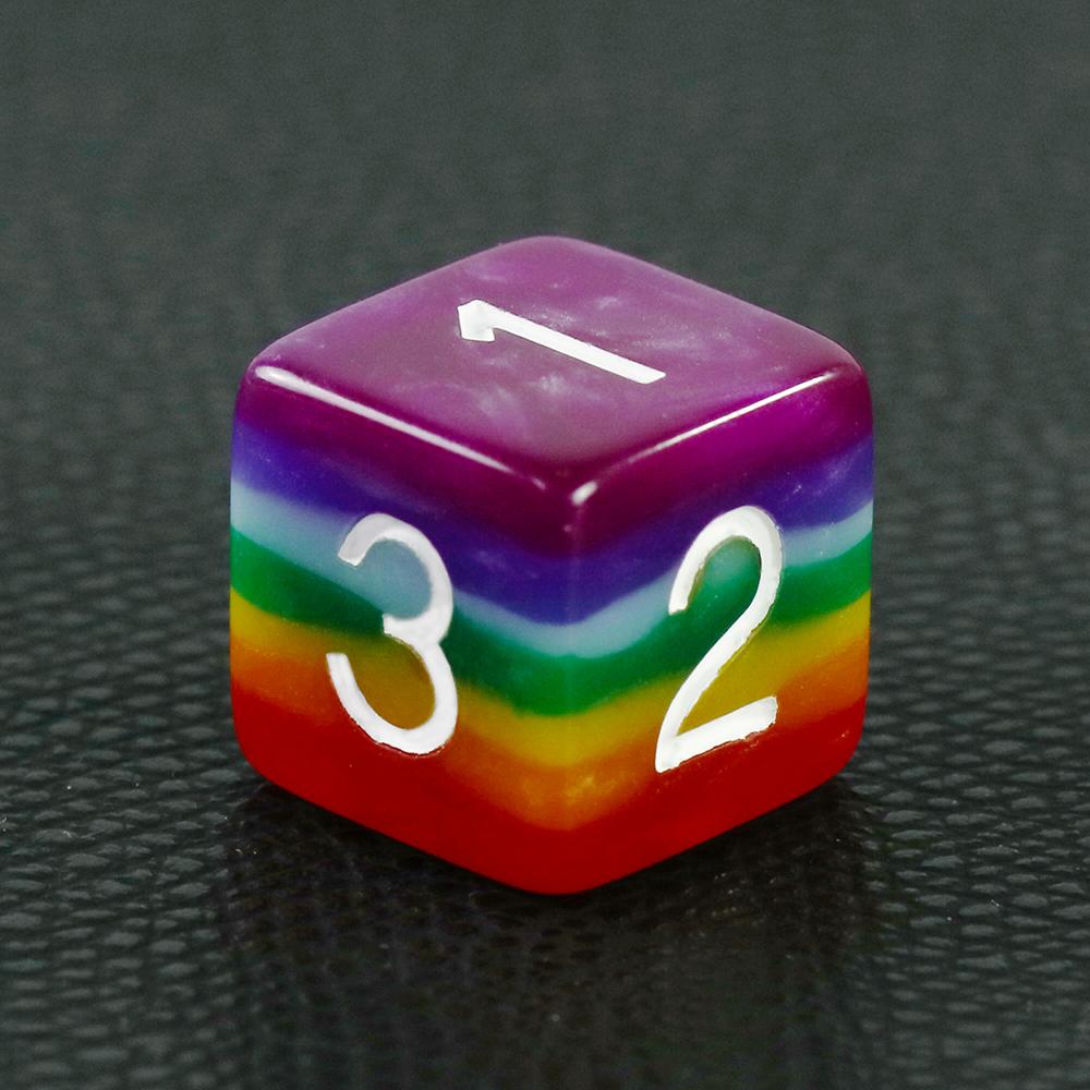 Набор игральных костей DND Rainbow Polyhedral Dice 7 шт. Игровые кости для настольных игр, аксессуары