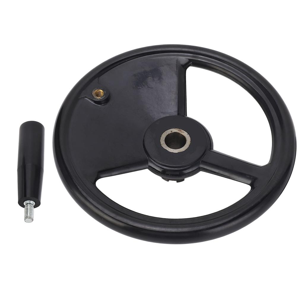 Milling Hand Wheel 22x250mm Engineering Plastics Multifunctional Round Shape Hand Wheel for Grinders