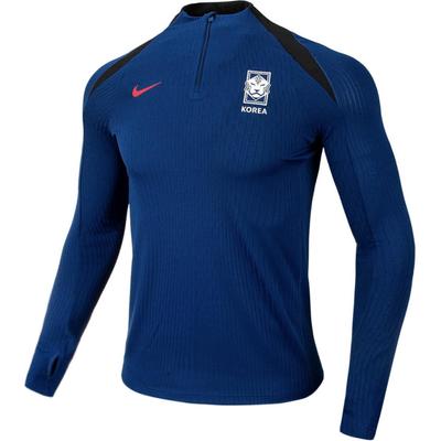 Футболка Dri-Fit Strike Slim Fit, влагоотводящая, эластичная, удобная, с длинным рукавом, мужские топы, цвет: синий, черный, красный FJ1937-418