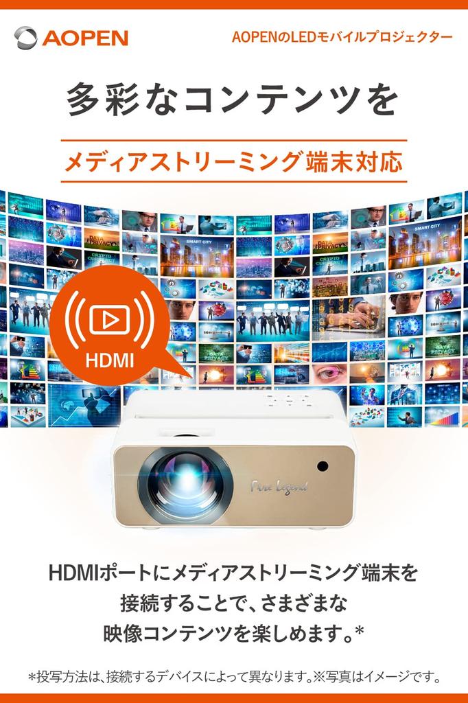 Портативный светодиодный проектор AOpen QF12 1920 x 1080 100 ANSI лм, ЖК, (1080p),