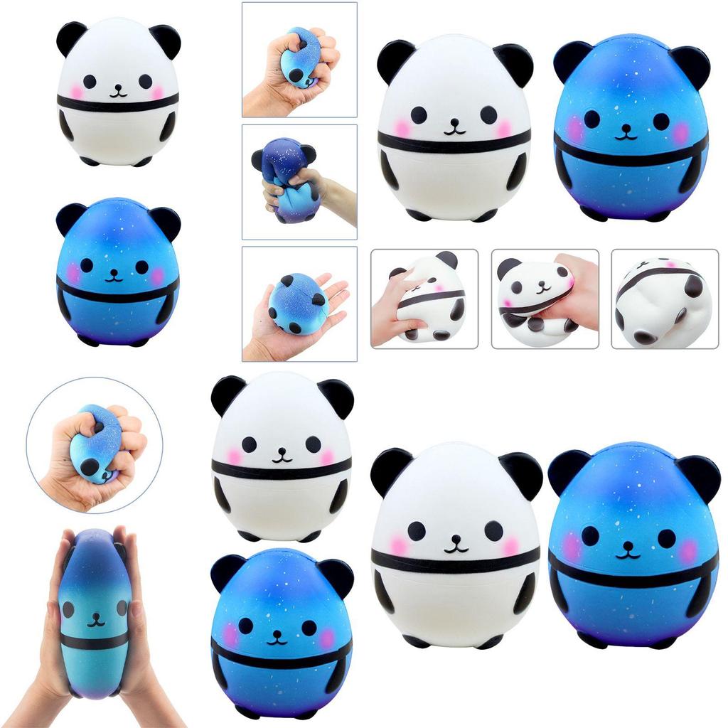 Очаровательная игрушка-сквиши в виде панды, медленно поднимающаяся, мягкая и нежная, которую можно сжимать, кукла-животное для детей