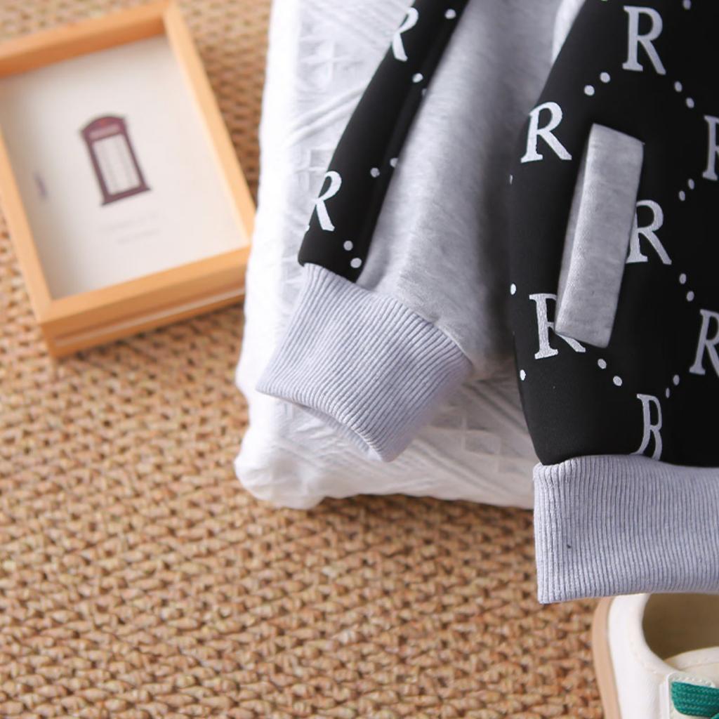 Детский повседневный комплект с длинным рукавом, удобные наряды для повседневной носки