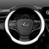 Leather Car Steering Wheel Cover for Lexus NX350 RX NX RX450h LX600 LBX ES NX250 ES350 RX350 RX350h 2021 2022 2023 2024 2025
