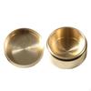 Brass Pill Case Copper Holder Dustproof Storage Box Multipurpose Round Sealed
