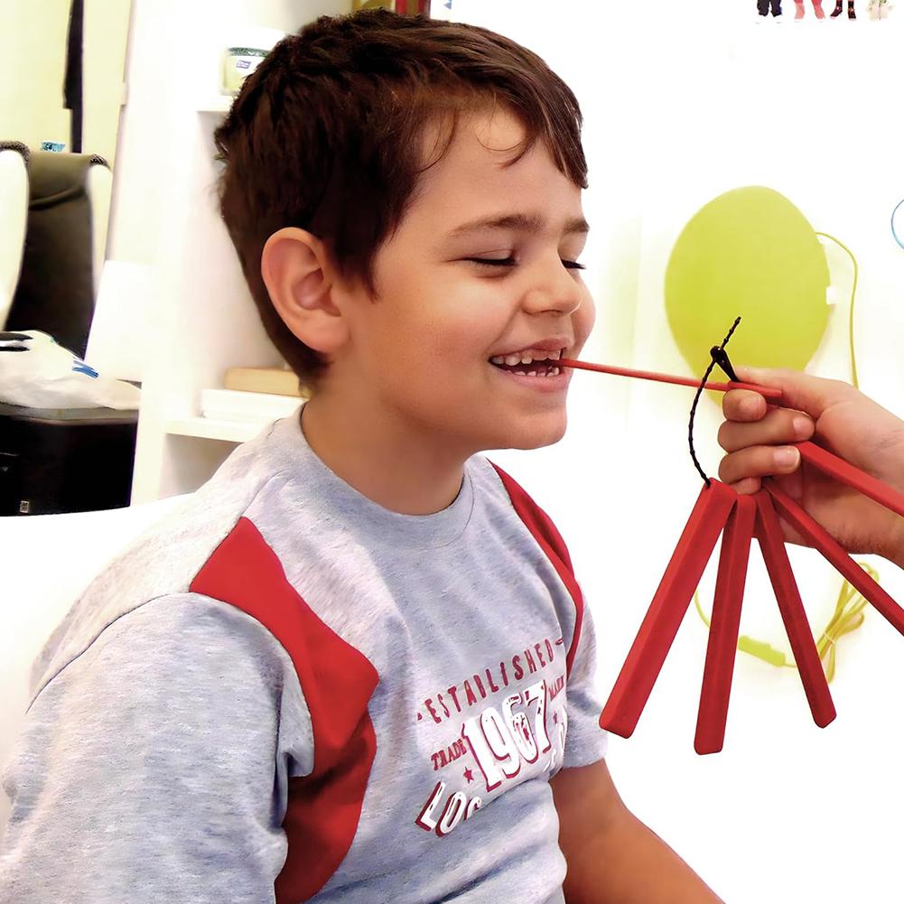 Наборы для тренировки мышц полости рта Тренажер для языка и губ Жевательный прорезыватель Дизартрия Аутизм Градуировка челюсти Прикусные блоки Против скрежета зубами Новый