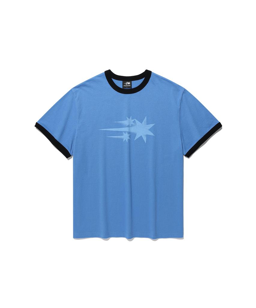 NICEGHOSTCLUB Rush 3Star Basic Ringer Tee_Blue(Ng2Gmut536A)