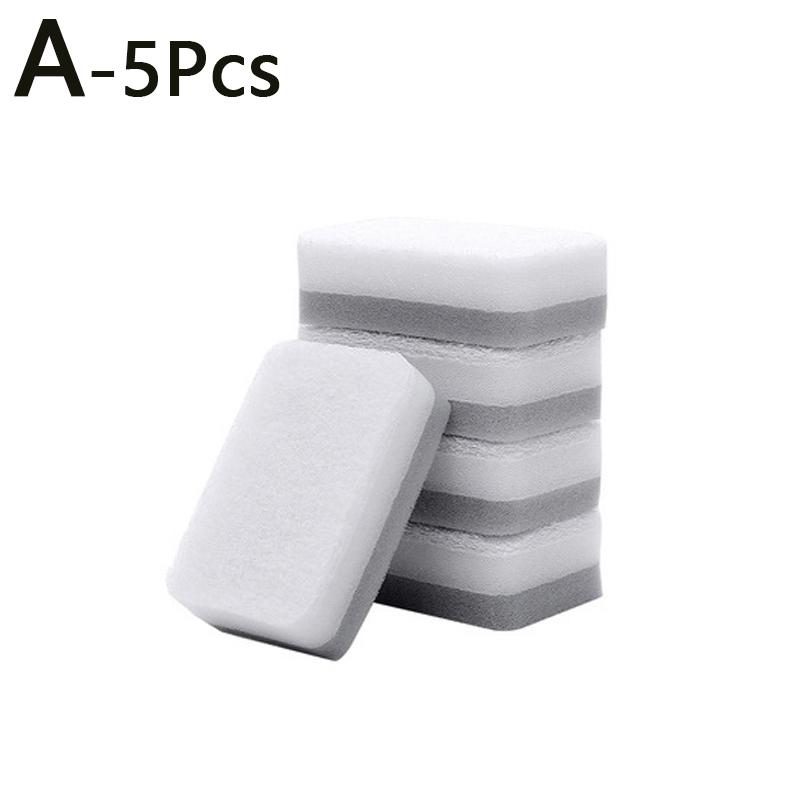 5pcs Creative Scouring Pad Dish Washing Sponges Kitchen Cleaning Soft Kitchen Tools KTY