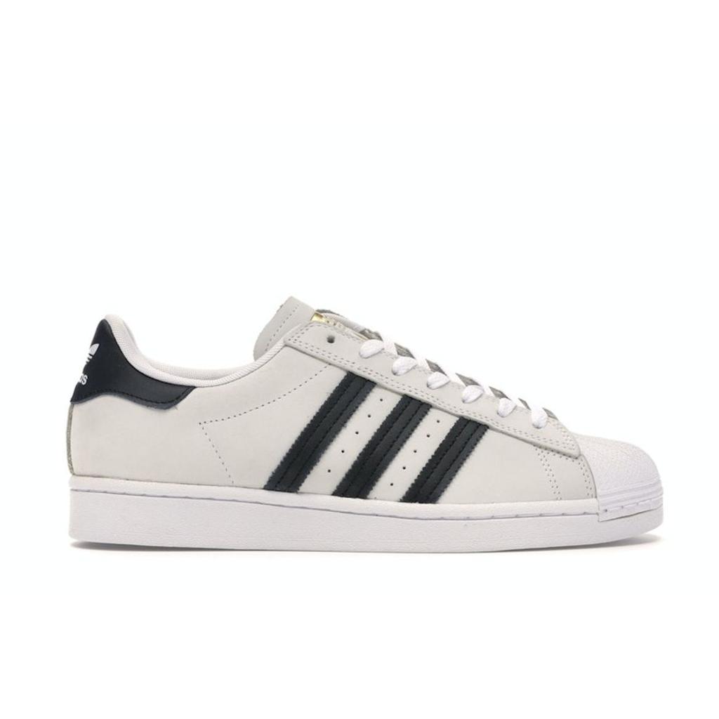 Adidas Superstar White Black Мужские кроссовки Cloud-White Core-Black Gold-Metallic FV0322