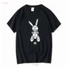 ФУТБОЛКА JEFF KOONS RABBIT 1986 ДЛЯ ДЕТСКОГО МУЗЕЯ КАТАРА РАЗМЕР XL с длинным или коротким рукавом винтажная стираная дизайнерская одежда