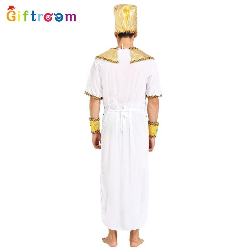 Carnival Party Costume New Nile Pharaoh Queen Stage Performance Couple Cosplay Costume