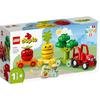 Игрушка LEGO Duplo Первый трактор с овощами, отличный подарок на день рождения, Рождество и развивающие игрушки для мальчиков и девочек от 18 месяцев, 2 лет и 3 лет