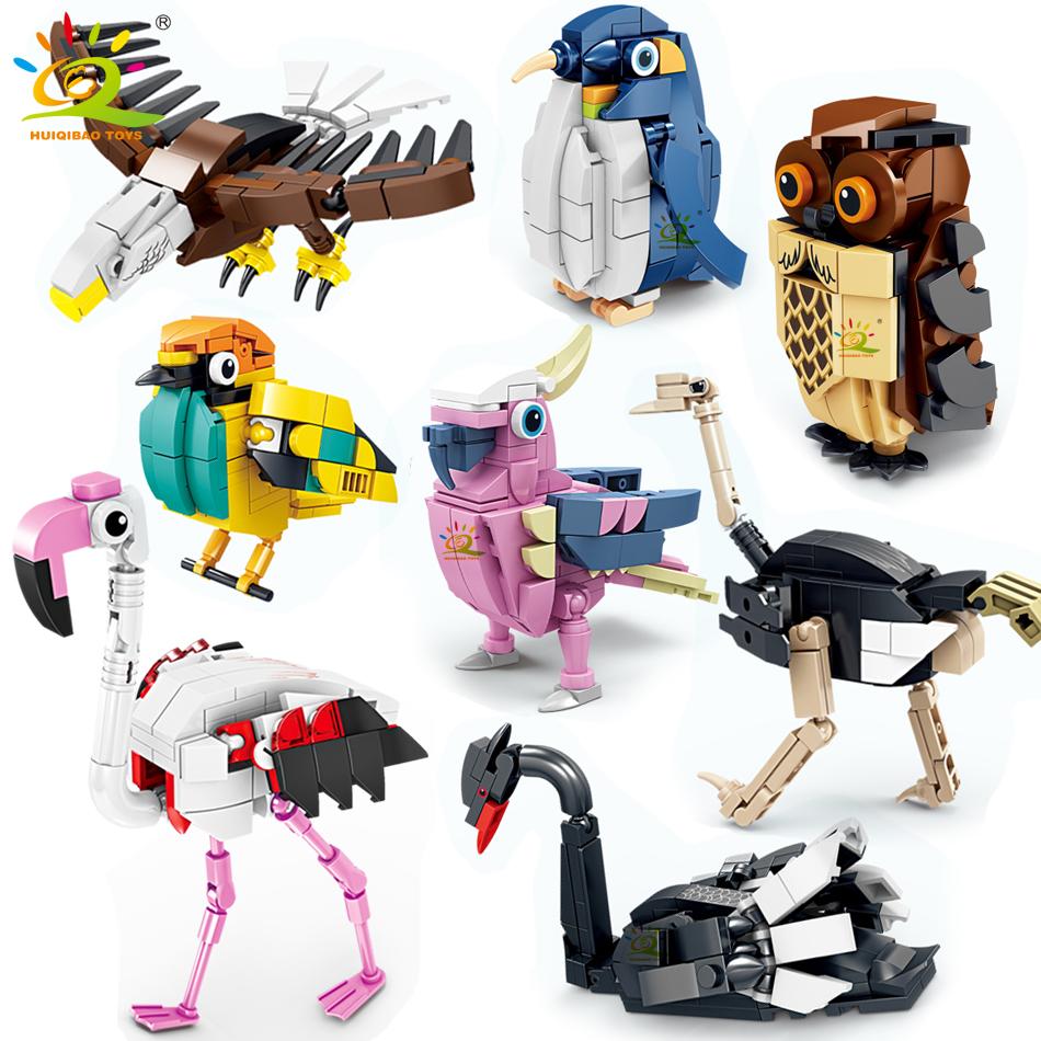 Moc Animal Model Building Blocks Birds Eagle City Construction Bricks Set Children Puzzle Assemble Toys for Kids Gift