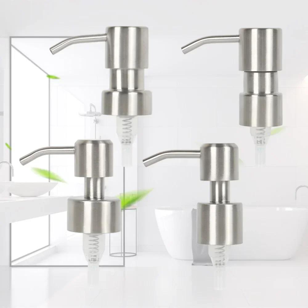 304 Stainless Steel Hand Liquid Dispenser Nozzle for Bathroom Kitchen Foam Soap Products Shampoo Bathroom Accessories