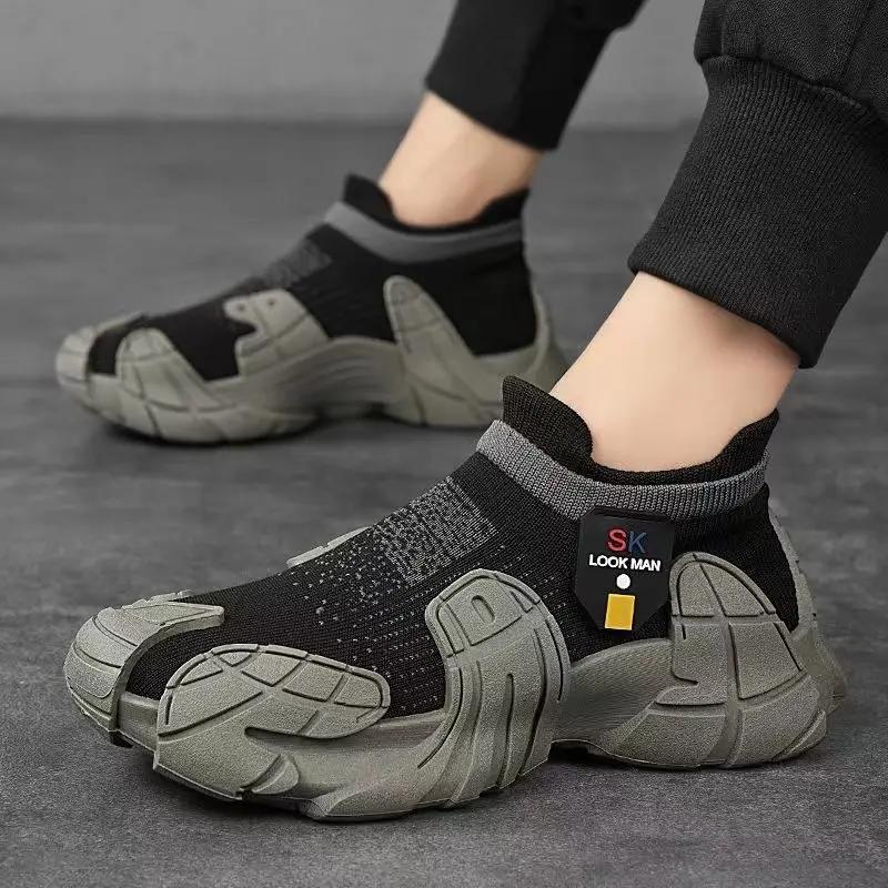 FashionSlip-ons Chunky Sneakers Man Plimsoll Vulcanize Shoes for Men Доставка Бесплатная доставка Низкая цена Скидки Тенденции 2024 Летняя распродажа