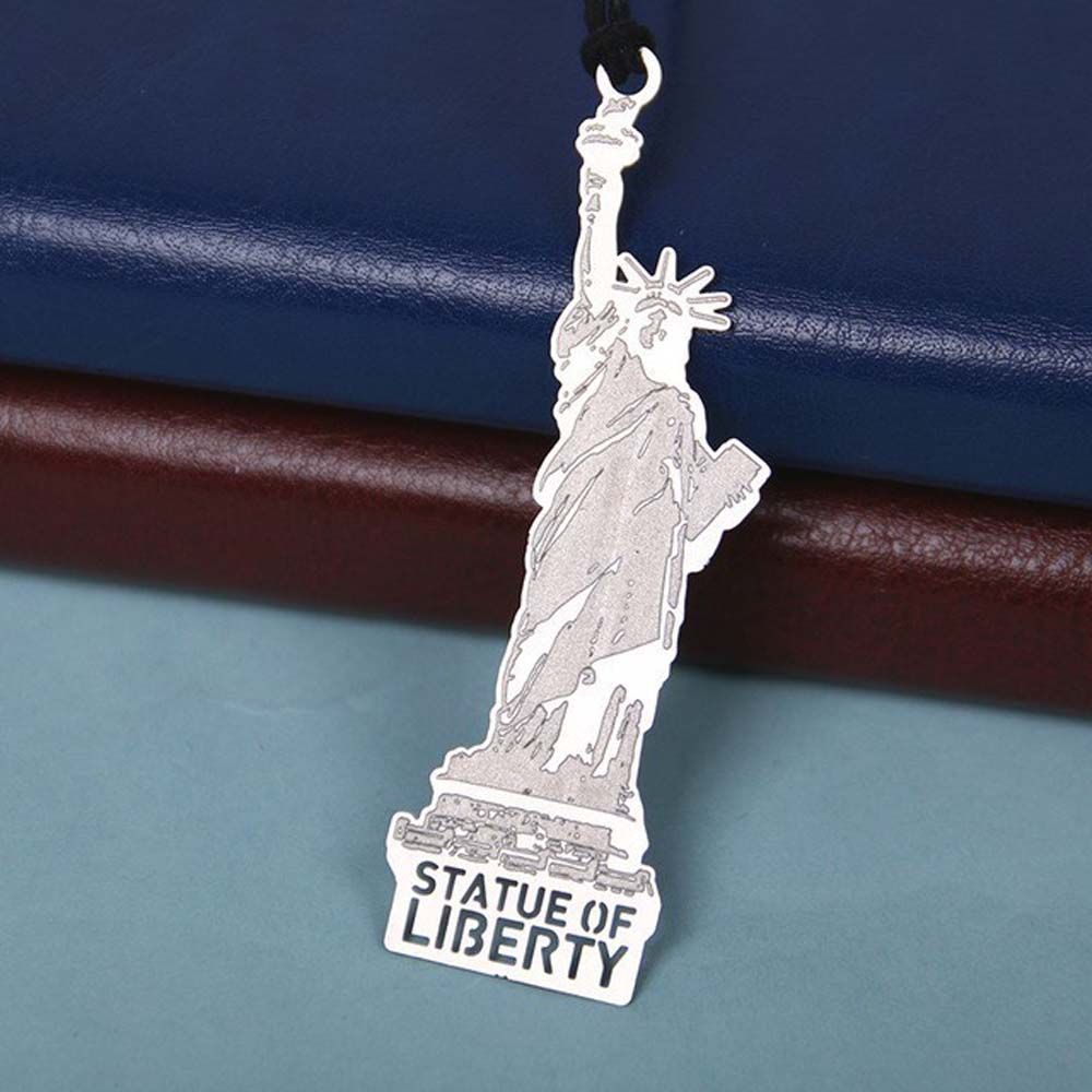 Clips Statue of Liberty Metal Modeling Eiffel Tower Big Ben Bookmark Mark Page European Bookmark