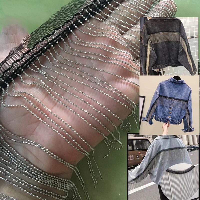 1 ярд/91см Цепь Ручная работа Кисточка Отделка Украшение 6см Шириной