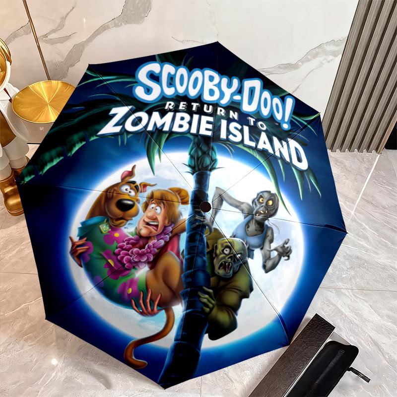Halloween fantasy comedy adventure cartoon movie Scooby-Doo umbrella is suitable for all seasons, including home travel and outdoor activities Y3
