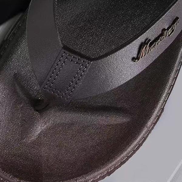 Flip-flops Men's Summer Non-slip Beach Sandals Slippers Wearable Thick Bottom Clip Feet Anti-odor