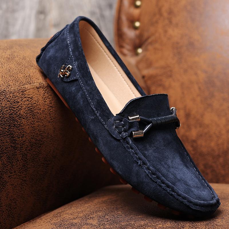 Handmade Genuine Leather Loafers Men Shoes Slip On Mens Loafers Dad Shoes Loafers Men Moccasins Driving Shoes For Men Mocasines