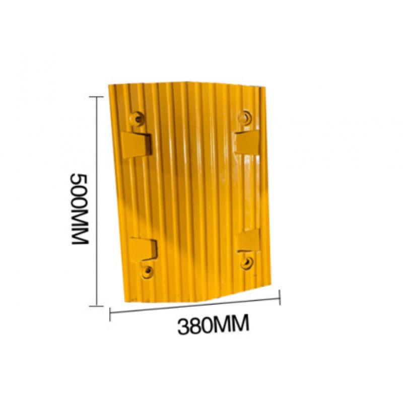 Thickened Rubber Speed Bump for Community and Garage Entrances