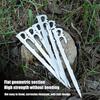 6Pcs 20/35CM Camping Tent Stake Heavy Duty Stainless Steel Multi-functional Outdoor Garden Yard Tarp Canopy Windproof Ground Spike Metal Tent Peg