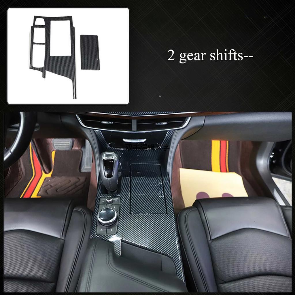 Для Cadillac CT-6 2016-2020 Интерьер приборной панели в стиле углеродного волокна Отделка рулевого колеса Рамка панели рулевого колеса Европейские автолюбители