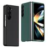 Подходит для чехла телефона Samsung ZFold5, матовое покрытие, приятное на ощупь, масляное покрытие, ультратонкий, противоударный, чехол-бампер однотонный для Fold5