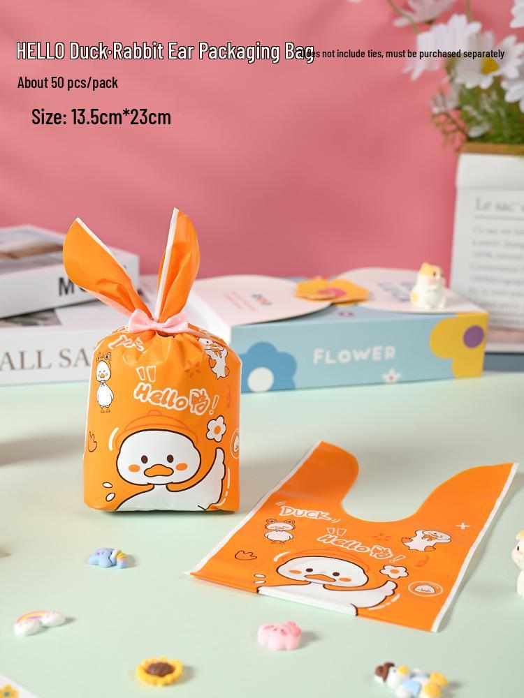 Cute Rabbit Ears Gift Bag for Candy, Cookies & Snacks