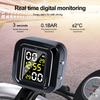 Мотоциклетные датчики давления в шинах TMPS Moto с цветным экраном Система контроля давления в шинах 2 колеса Шины Внешний датчик