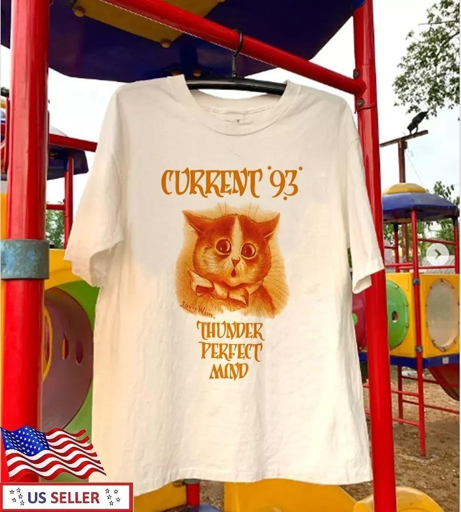 CURRENT 93 Thunder Perfect Mind Хлопок Полный размер BL1757 Унисекс Футболка