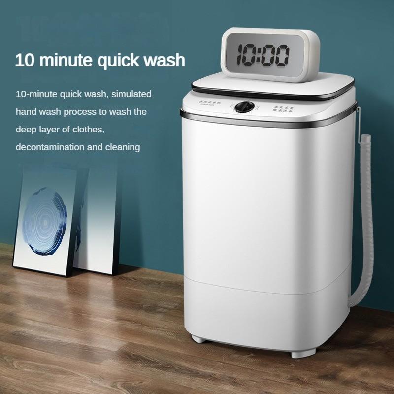 Бытовая полуавтоматическая стиральная машина малой вместимости для обуви, устройство для стирки детской одежды, электрическая стиральная машина