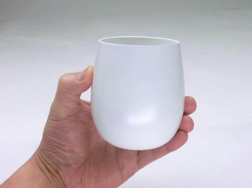 Pair of 250ml Stainless Steel Cups with a Feel and Vacuum Sealing J-Kitchens Ceramic-Like Double-Walled