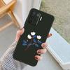 Purple Background Pattern Case For Oppo A94 A74 A54 A80 A60 A40 A18 A38 A58 A78 A98 A96 A76 A16 A15 A17 A57 A77 A5 Pro