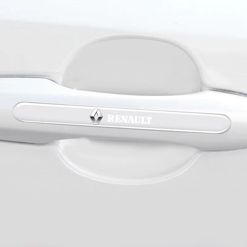 4 шт./компл. Защитная наклейка на ручку двери автомобиля Автостайлинг Для Renault Dacia Megane Clio Captur 2 3 4 Fulence Kadjar Duster Captur Logan Borui