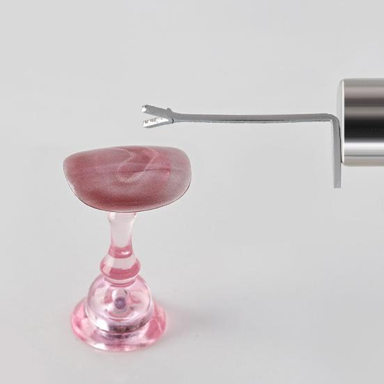 Nail Art Magnet Set with Iron Wire 3D Heart Shaped Magnetic Rod Cat Eyes Polishing Effect Nail Tools