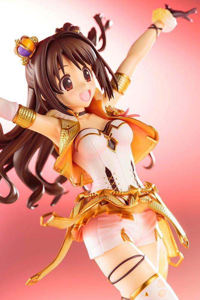 THE CINDERELLA GIRLS Uzuki Shimamura Party Time Gold Scale PVC Painted Finished Figure First Order Limited IDOLM@STER 1/8 (manufacturer's Production)