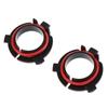 New 2pcs H7 To LED Headlight Bulb Adapter Holder Socket Base Clip For Kia Mitsubishi