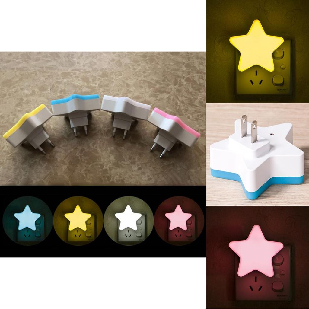Мягкий свет Светодиодная лампа-звезда для детей Ночник для уютной атмосферы в спальне